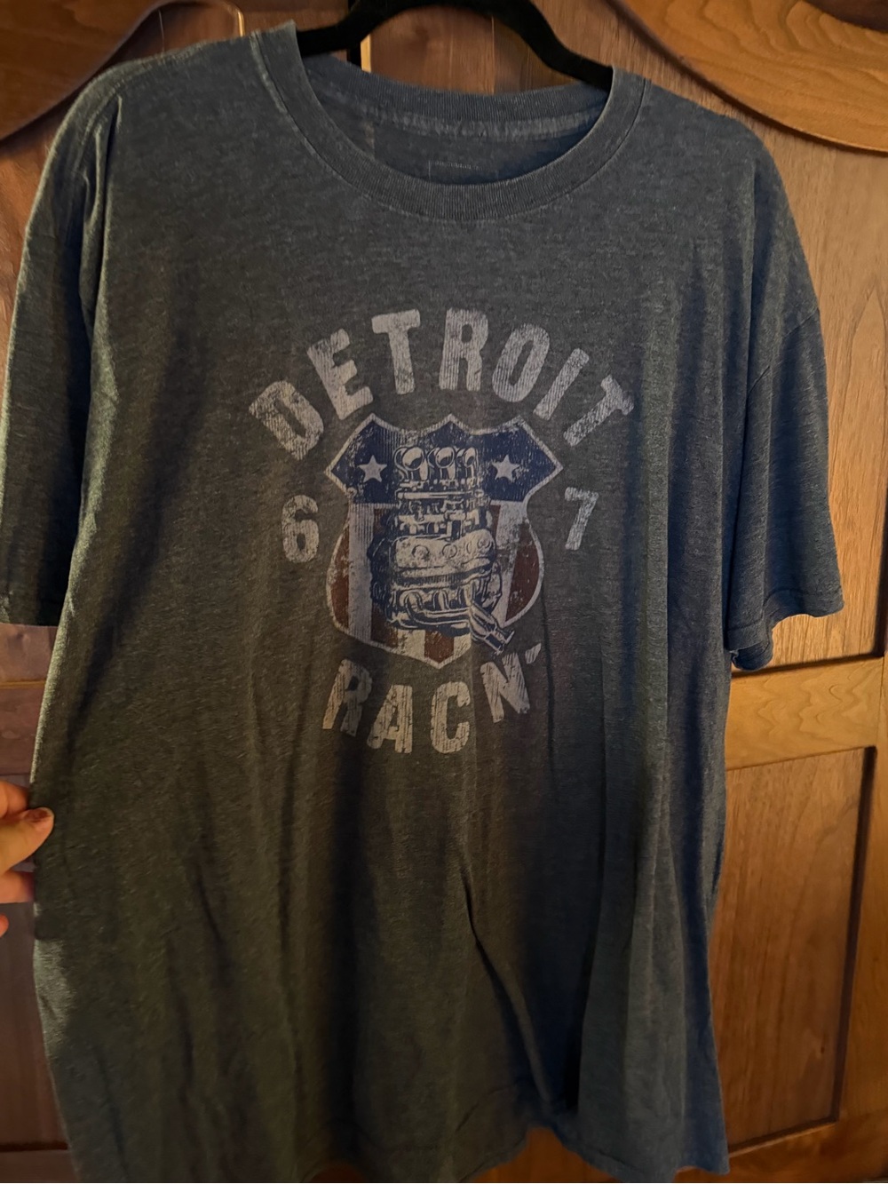 Sonoma Charcoal Gray Detroit Racing Graphic Tee